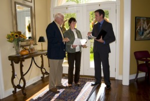 Schedule a real estate Homeowner's Check-Up as a way to keep in touch with clients