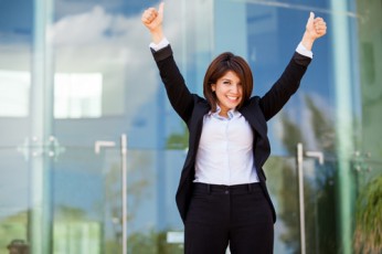Agent excited about her real estate contact management system's new enhancements